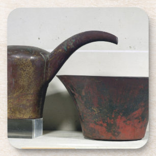 Ewer and basin (copper) coaster