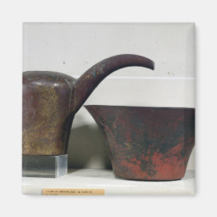 Ewer and basin (copper) magnet