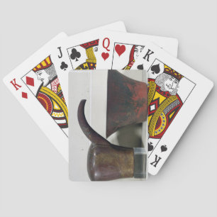 Ewer and basin (copper) playing cards