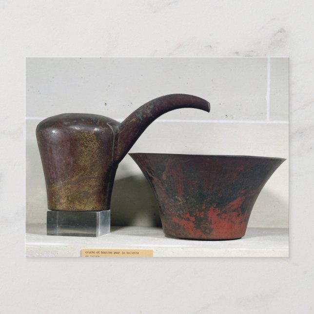 Ewer and basin (copper) postcard (Front)