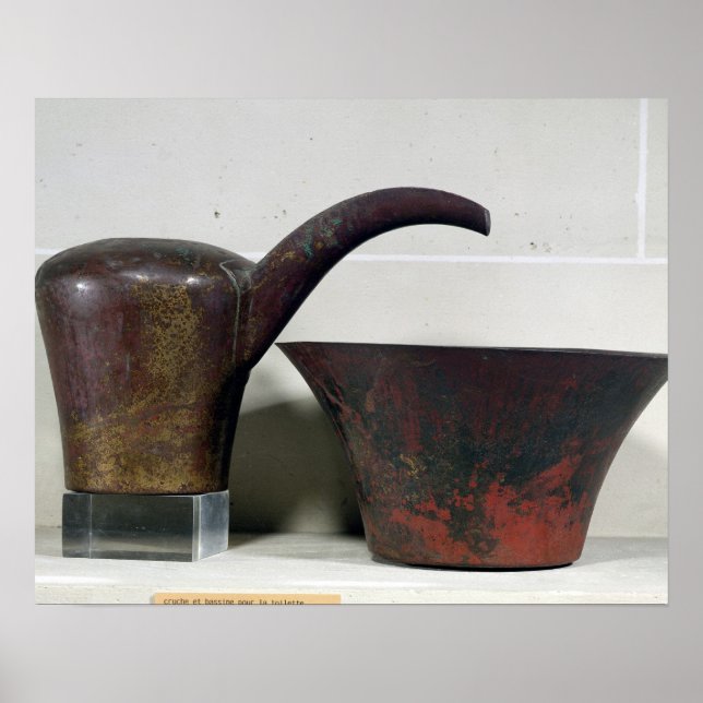 Ewer and basin (copper) poster (Front)