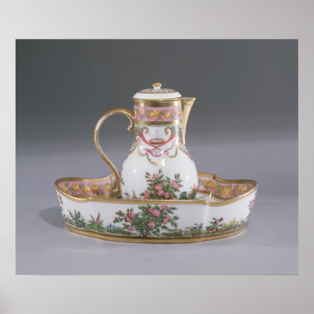 Ewer and basin, made in Paris Poster (Front)
