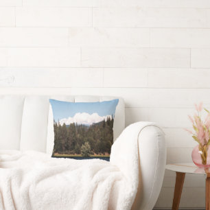 Ewing Reservoir in Spring...... Throw Pillow