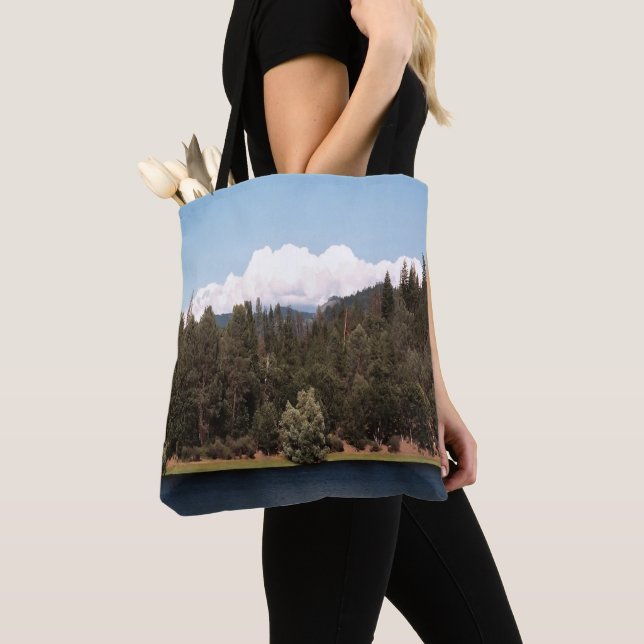 Ewing Reservoir in Spring....... Tote Bag (Close Up)