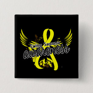 Ewing Sarcoma Awareness 16 2 Inch Square Button