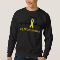 Ewing Sarcoma Awareness Heartbeat Yellow Support