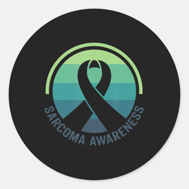 Ewing Sarcoma Cancer Awareness  Classic Round Sticker (Front)