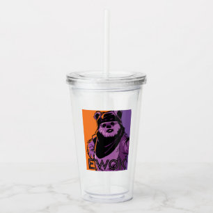 Ewok Two-Tone Portrait Acrylic Tumbler