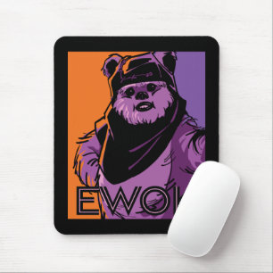 Ewok Two-Tone Portrait Mouse Pad