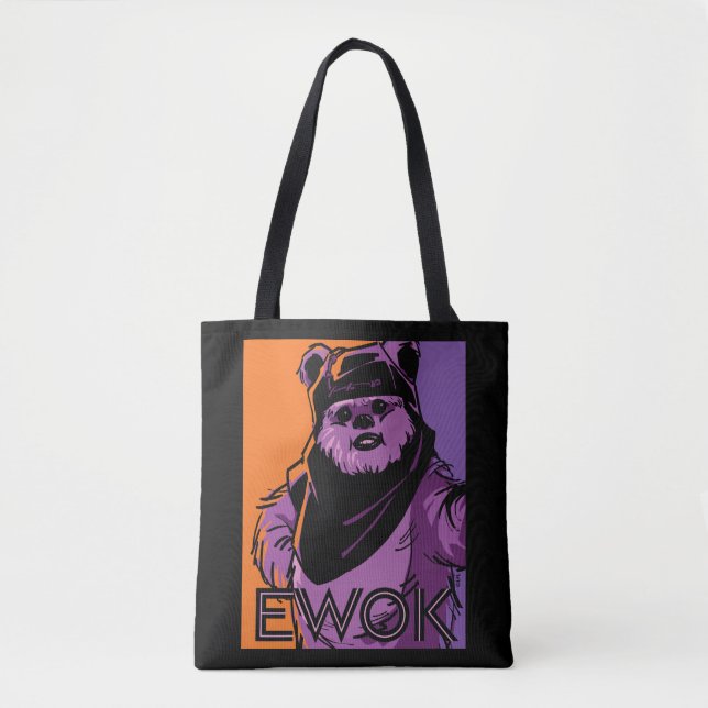 Ewok Two-Tone Portrait Tote Bag (Front)