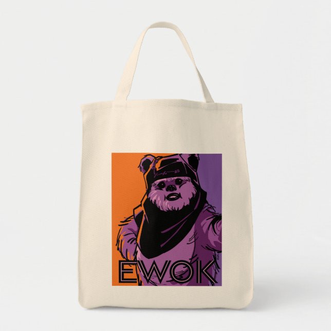 Ewok Two-Tone Portrait Tote Bag (Front)