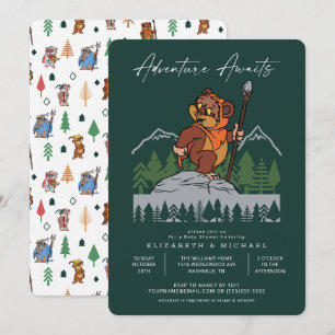 Ewoks - Adventure Await Baby shower Invitation
