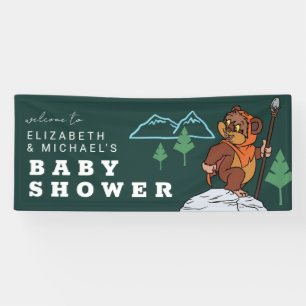 Ewoks - Adventure Awaits Baby Shower Banner