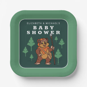 Ewoks - Adventure Awaits Baby Shower Paper Plate