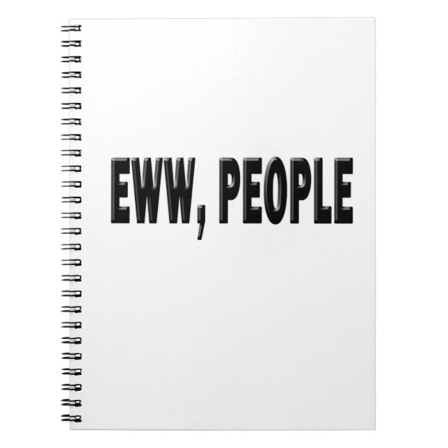Eww-People (Interjection)  Notebook (Front)