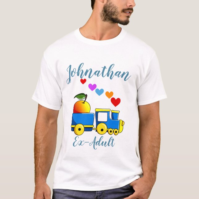 Ex Adult Funny Custom T-Shirt (Front)