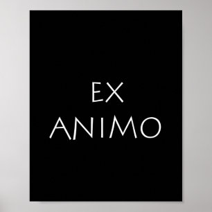 Ex animo poster