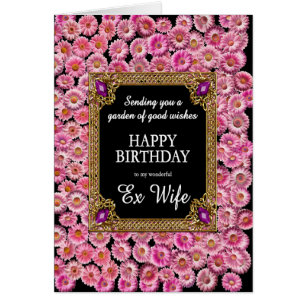 Ex Femme Anniversaire Rose Daisées