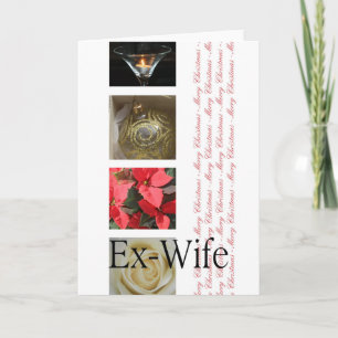 Ex Femme Joyeuse carte de Noël