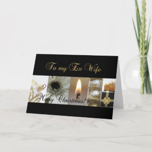 Ex Femme Joyeuse carte de Noël