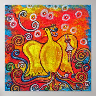 Ex Flammis Clarior, Out of Flame, Brightness Poster