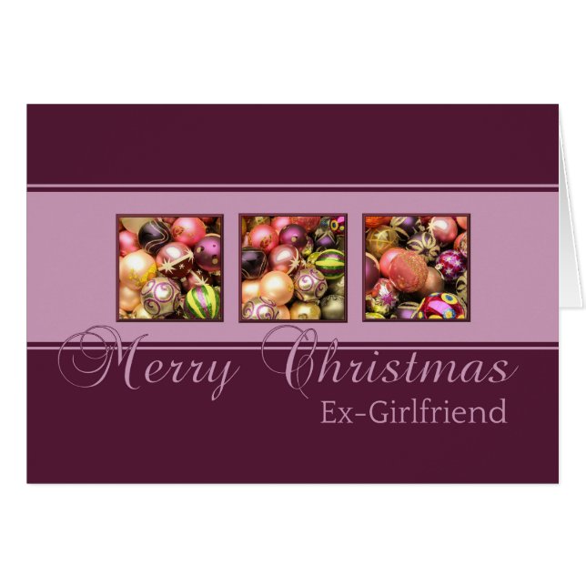 Ex Girlfriend Joyeuse carte de Noël (Devant horizontal)