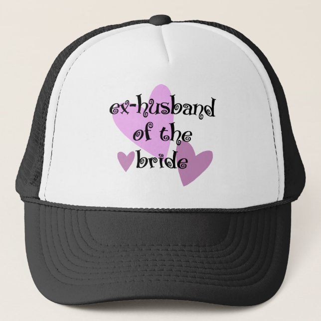 Ex-Husband of the Bride Trucker Hat (Front)