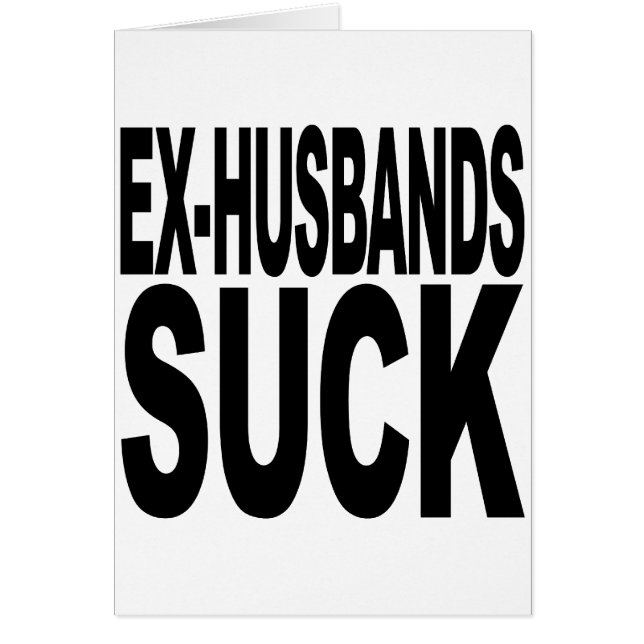 Ex-Husbands Suck (Front)