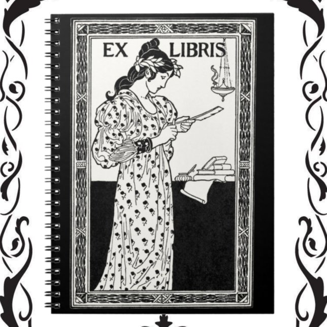 Ex libris art nouveau notebook (Creator Uploaded)