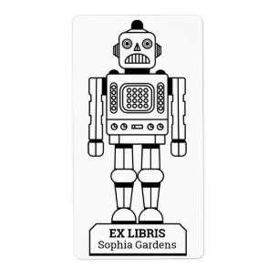 Ex Libris - Bibliothécaire Robot