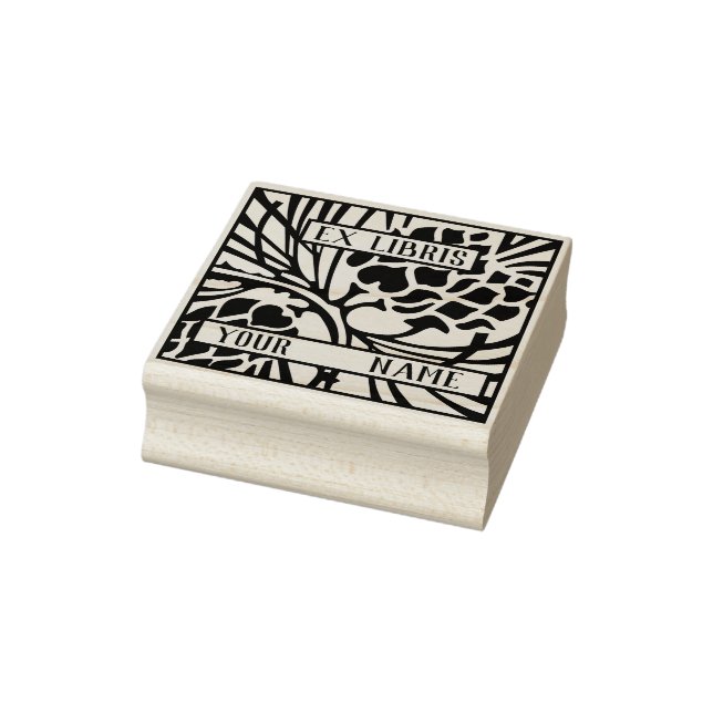 Ex Libris Bookplate Rubber Stamp (Stamp)