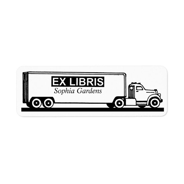 Ex Libris - Camion (Devant)