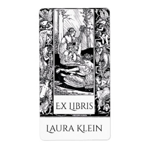Ex Libris de style vintage 