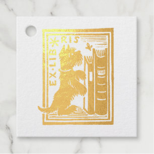 Ex Libris Dog Library Book C;lub Friendship Favour Tags