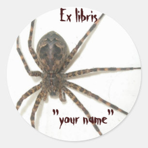 Ex Libris Dolomedes Stickers to Customize