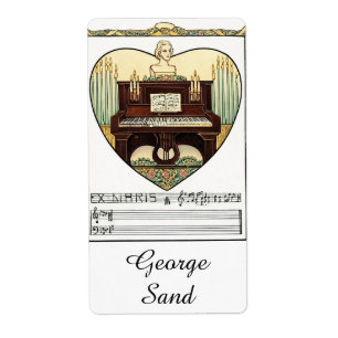 Ex Libris Livre de Piano – Musique Art Nouveau