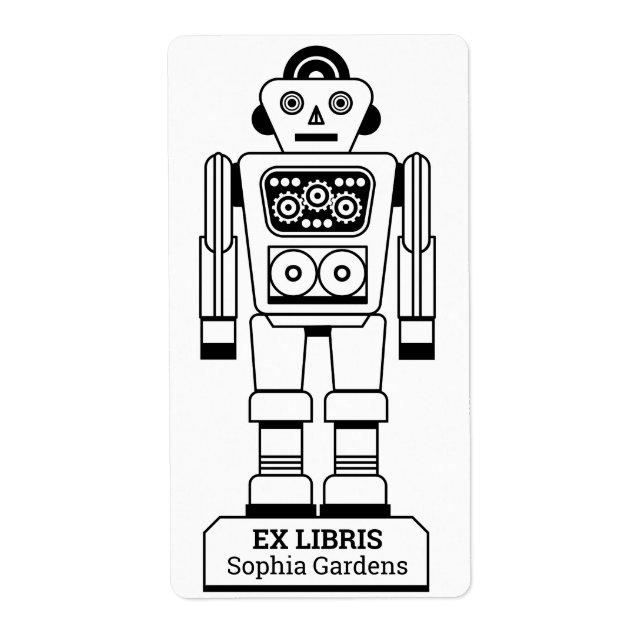 Ex Libris - Robot Librarian v2 (Devant)