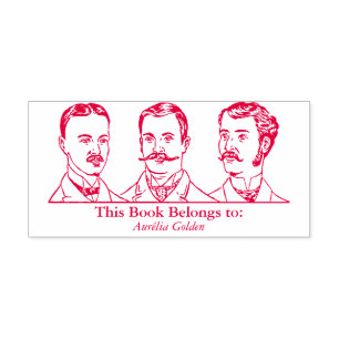 Ex Libris - Three Man v1 Self-inking Stamp