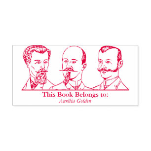 Ex Libris - Three Man v2 Self-inking Stamp