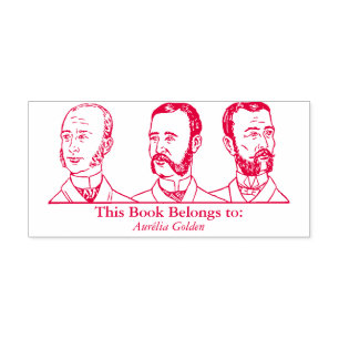 Ex Libris - Three Man v4 Self-inking Stamp