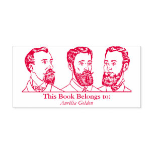 Ex Libris - Three Man v6 Self-inking Stamp
