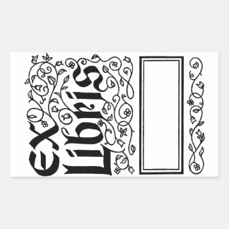Ex Libris ~ Vintage Looking Bookplate / Booklabel Sticker