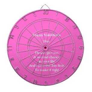 Ex-lover valentine's day dartboard