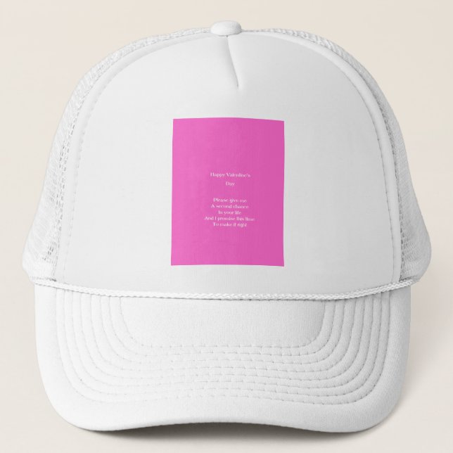 Ex-lover valentine's day trucker hat (Front)