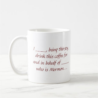 ex-Mormon Proxy Coffee mug - Brown