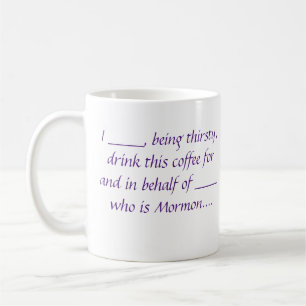 ex-Mormon Proxy Coffee mug - Purple