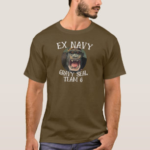 Ex Navy Elephant Seal TEAM 6 Party Family HG T-Shirt