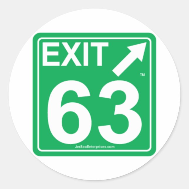 EX-ORG63 CLASSIC ROUND STICKER (Front)