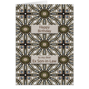 Ex Son in Law Anniversaire Mandala Design Abstrait