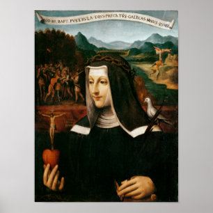 Ex Voto dedicated to St. Catherine of Siena Poster